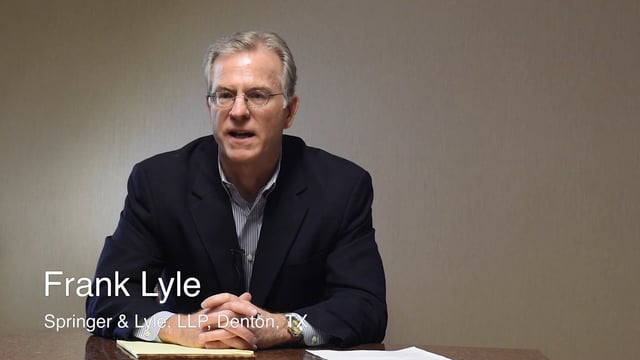 Frank Lyle - What makes Springer & Lyle different from other firms?