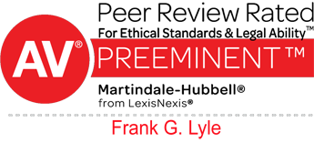 AV Martindale Preeminent lawyer logo.