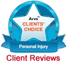 Avvo Client's Choice for Personal Injury badge.