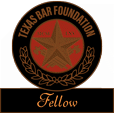 Texas Bar Association Fellow badge.